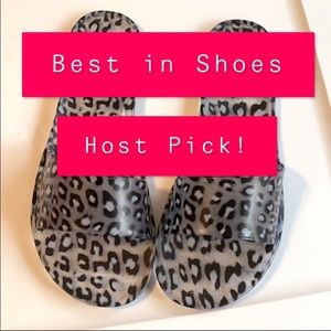 Leopard Sandals